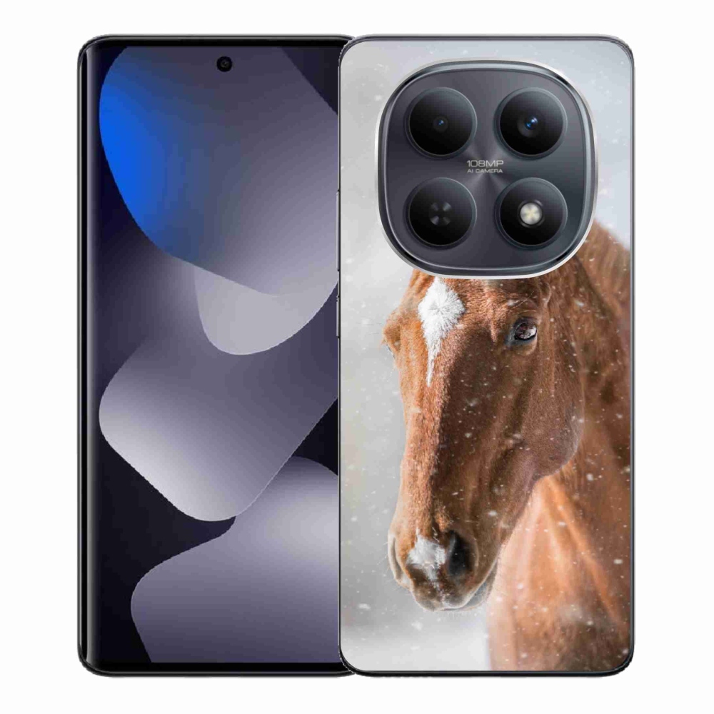 Gélový kryt mmCase na Xiaomi Redmi Note 15 4G - hnedý kôň 2