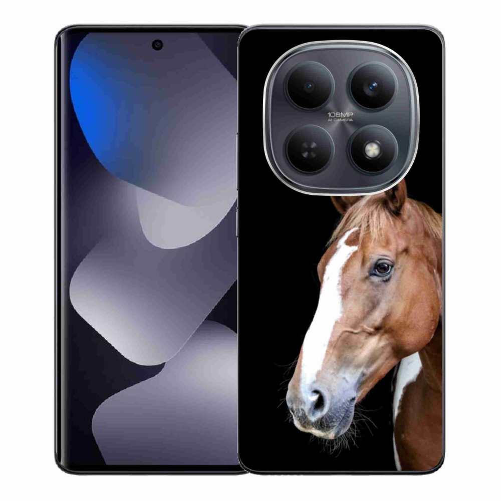 Gélový kryt mmCase na Xiaomi Redmi Note 15 4G - hnedý kôň 3