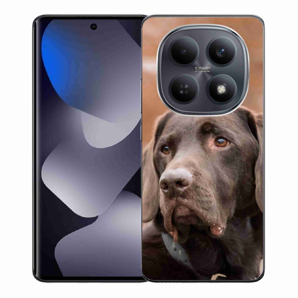 Gélový kryt mmCase na Xiaomi Redmi Note 15 4G - hnedý labrador