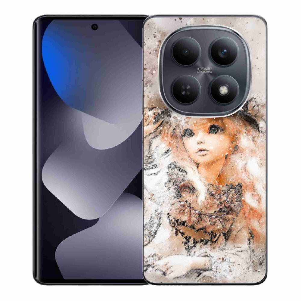 Gélový kryt mmCase na Xiaomi Redmi Note 15 4G - dievčatko s klobúkom