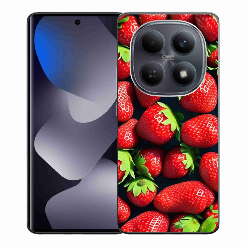 Gélový kryt mmCase na Xiaomi Redmi Note 15 4G - jahody