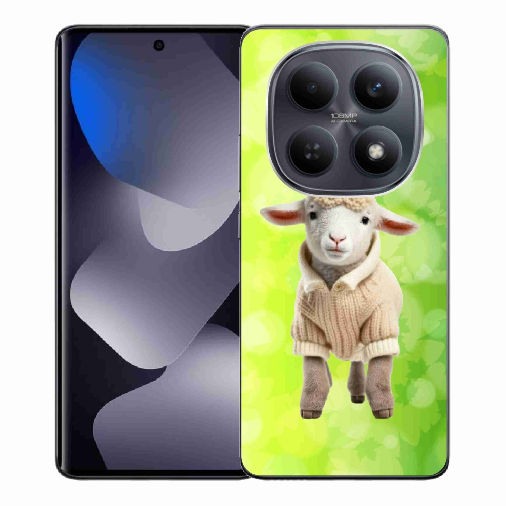 Gélový kryt mmCase na Xiaomi Redmi Note 15 4G - jahňa vo svetri