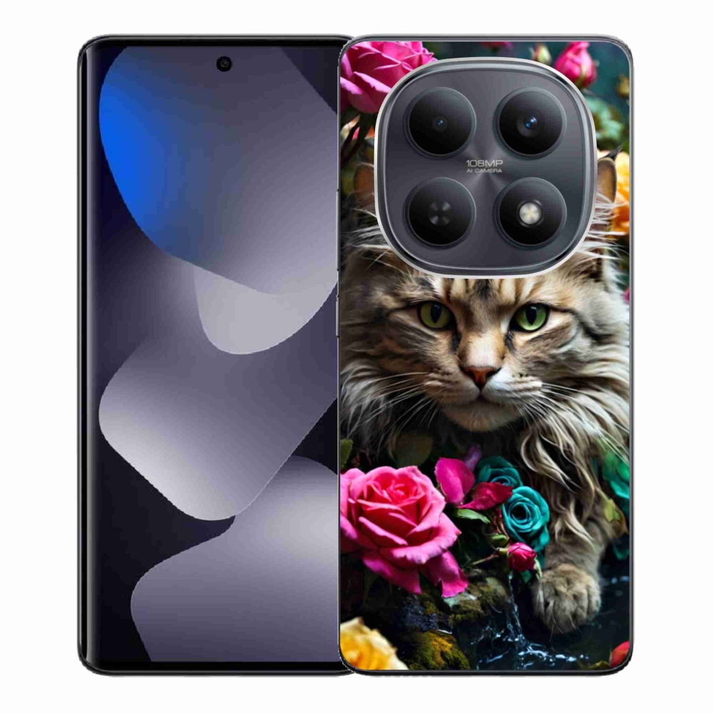 Gélový kryt mmCase na Xiaomi Redmi Note 15 4G - mačacie pohľad 2