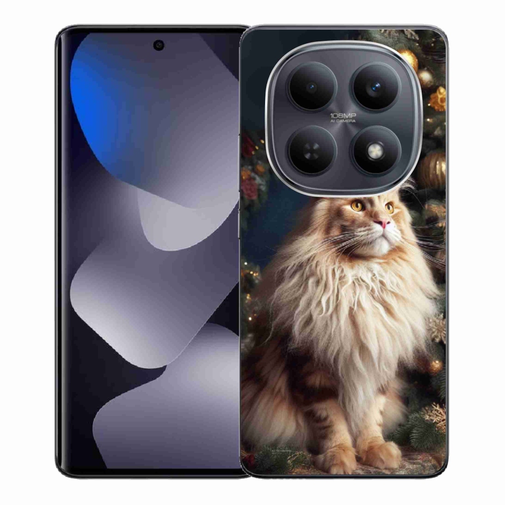 Gélový kryt mmCase na Xiaomi Redmi Note 15 4G - mačka pri stromčeku