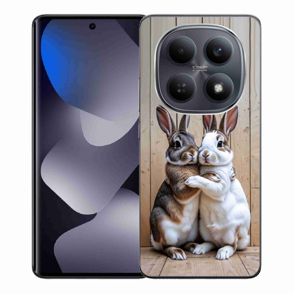 Gélový kryt mmCase na Xiaomi Redmi Note 15 4G - králičie pár