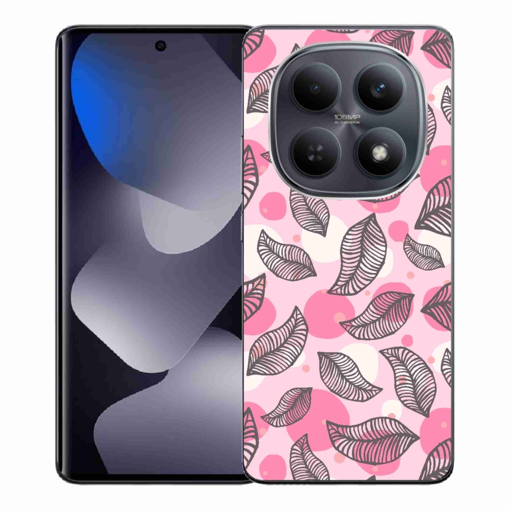 Gélový kryt mmCase na Xiaomi Redmi Note 15 4G - kreslené padajúce listy