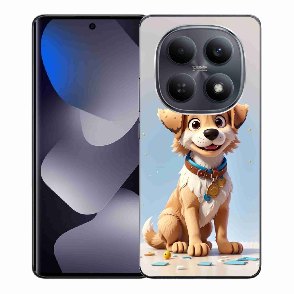 Gélový kryt mmCase na Xiaomi Redmi Note 15 4G - kreslené šteňa