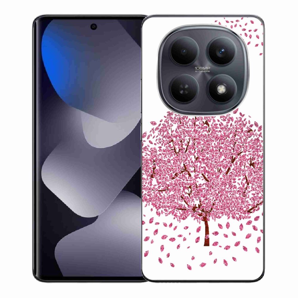 Gélový kryt mmCase na Xiaomi Redmi Note 15 4G - kreslený strom s listami