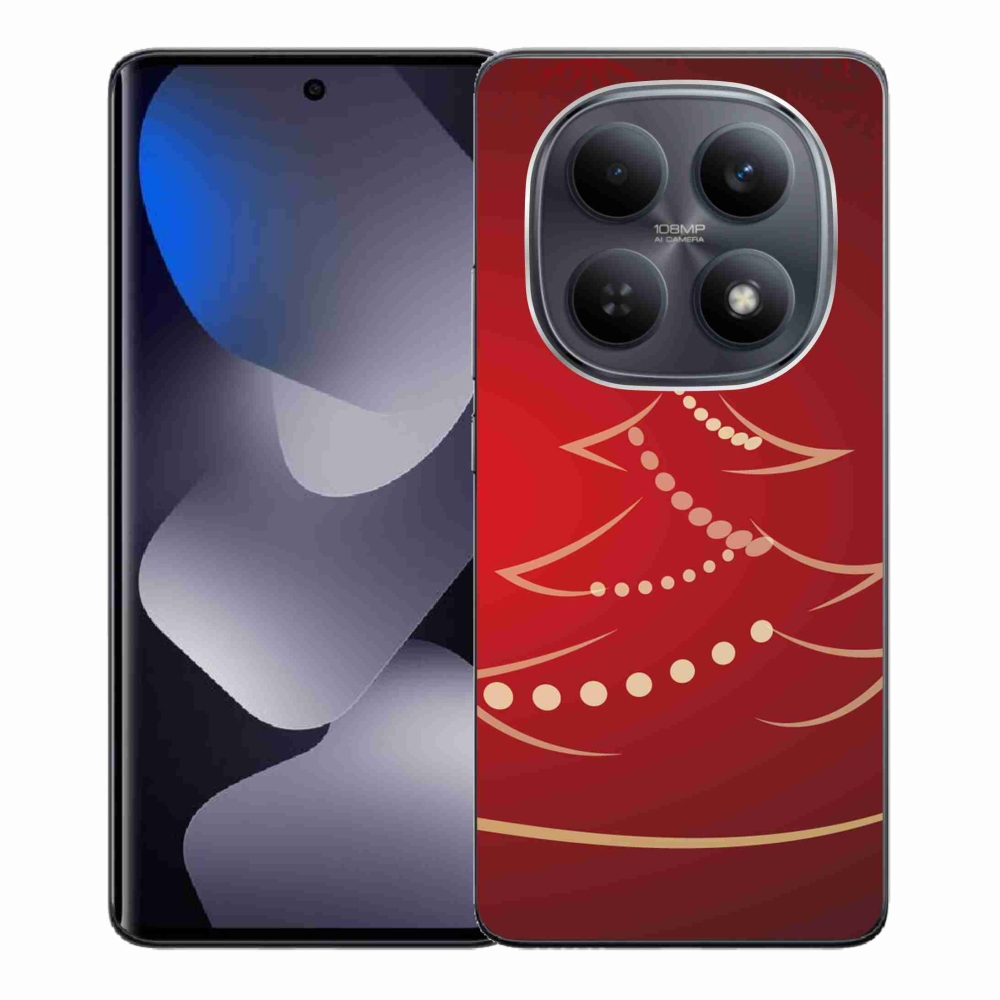 Gélový kryt mmCase na Xiaomi Redmi Note 15 4G - kreslený vianočný stromček
