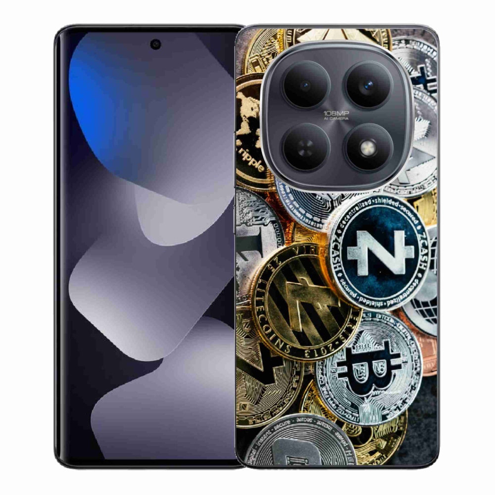 Gélový kryt mmCase na Xiaomi Redmi Note 15 4G - kryptomeny