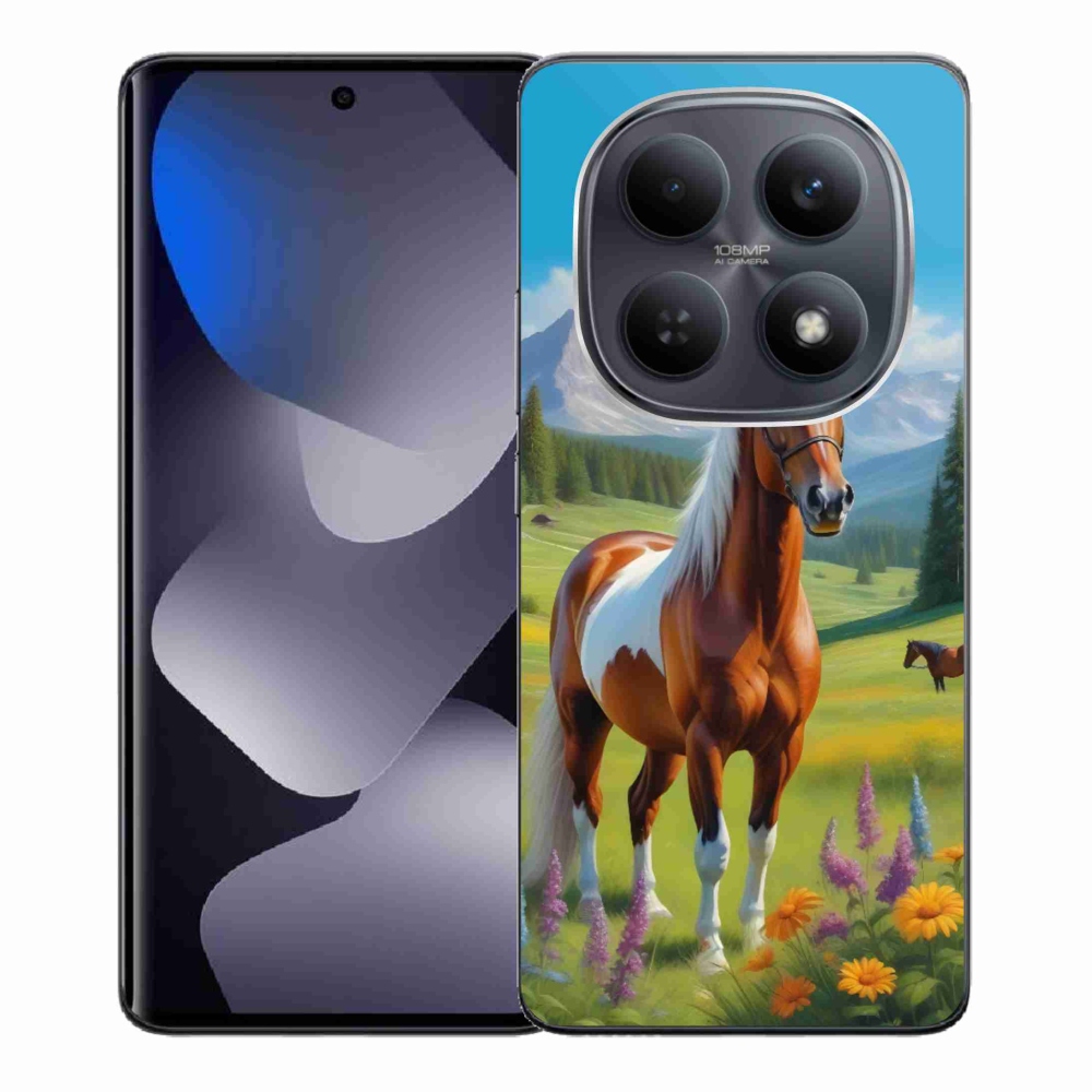 Gélový kryt mmCase na Xiaomi Redmi Note 15 4G - kôň na lúke