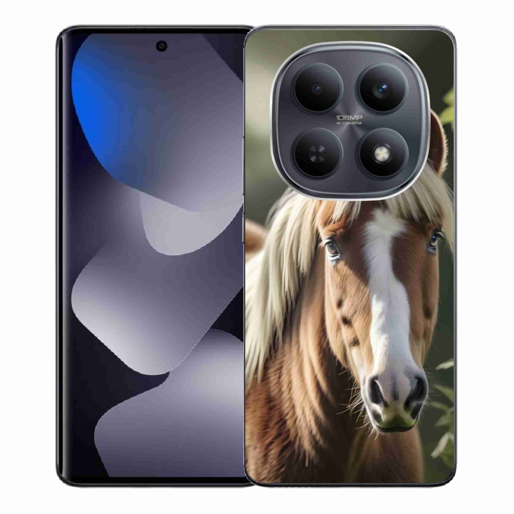 Gélový kryt mmCase na Xiaomi Redmi Note 15 4G - kôň so svetlou hrivou
