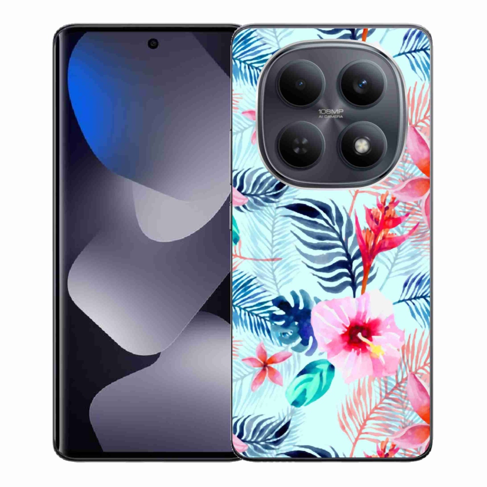 Gélový kryt mmCase na Xiaomi Redmi Note 15 4G - kvety