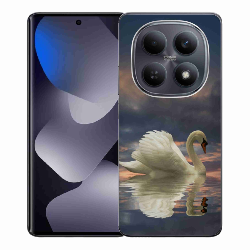 Gélový kryt mmCase na Xiaomi Redmi Note 15 4G - labuť
