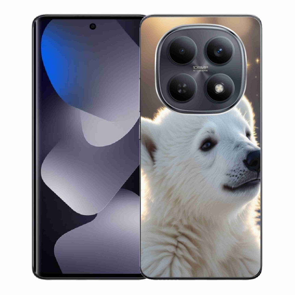 Gélový kryt mmCase na Xiaomi Redmi Note 15 4G - ľadový medveď