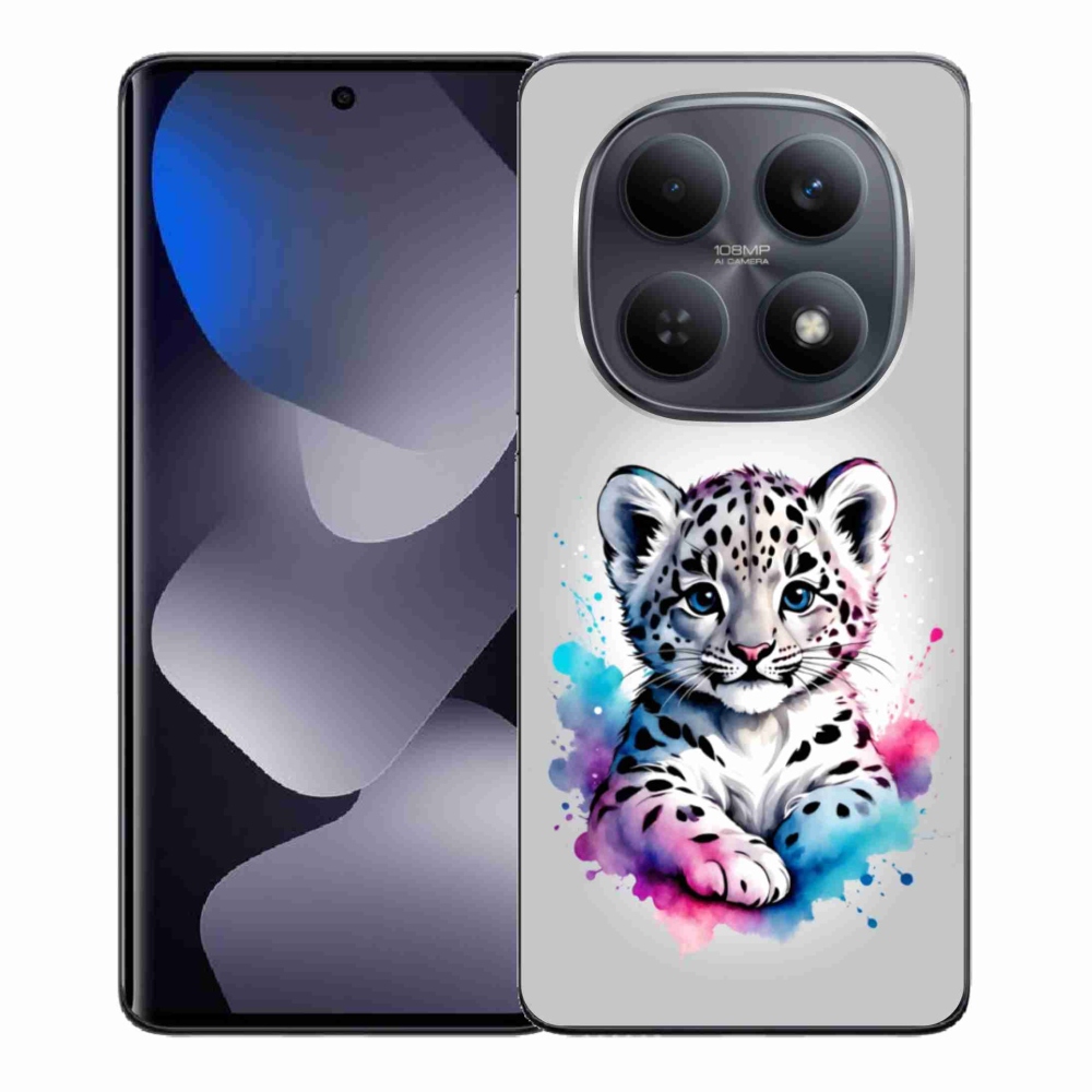 Gélový kryt mmCase na Xiaomi Redmi Note 15 4G - leopardej mláďa
