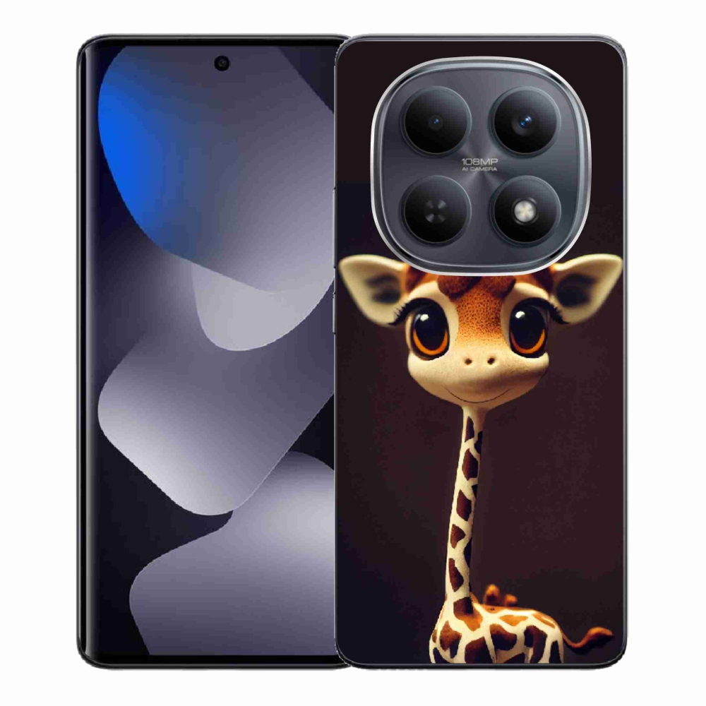 Gélový kryt mmCase na Xiaomi Redmi Note 15 4G - malá žirafa