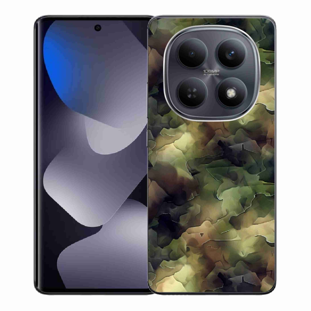 Gélový kryt mmCase na Xiaomi Redmi Note 15 4G - maskáčový vzor 10