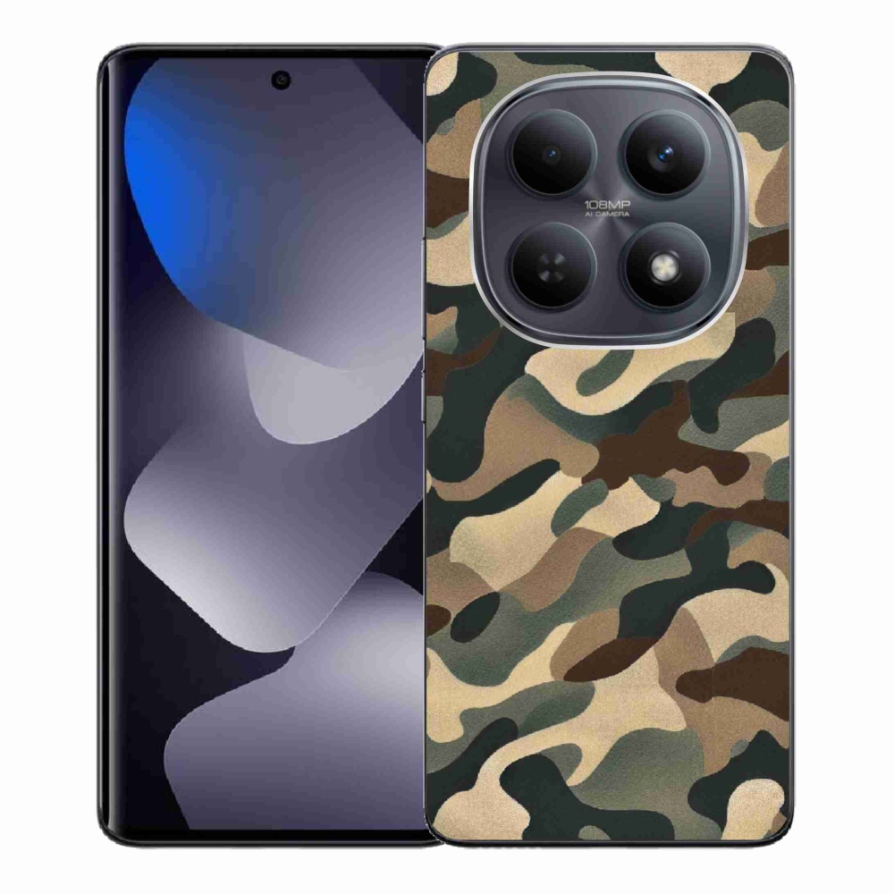 Gélový kryt mmCase na Xiaomi Redmi Note 15 4G - maskáčový vzor 11