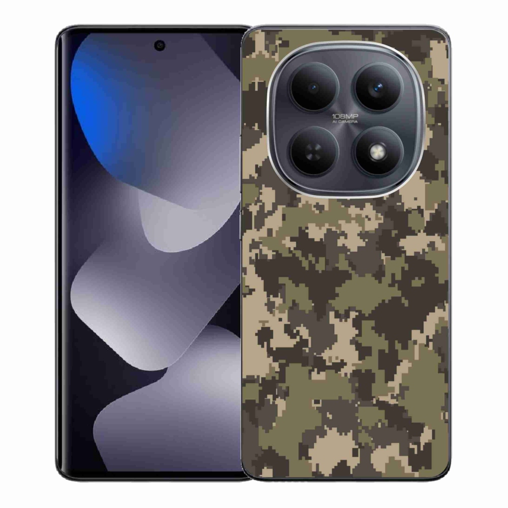 Gélový kryt mmCase na Xiaomi Redmi Note 15 4G - maskáčový vzor 12