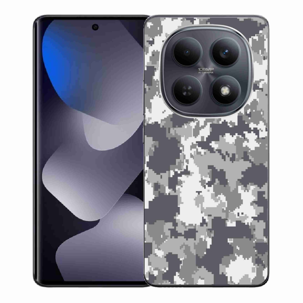 Gélový kryt mmCase na Xiaomi Redmi Note 15 4G - maskáčový vzor 2