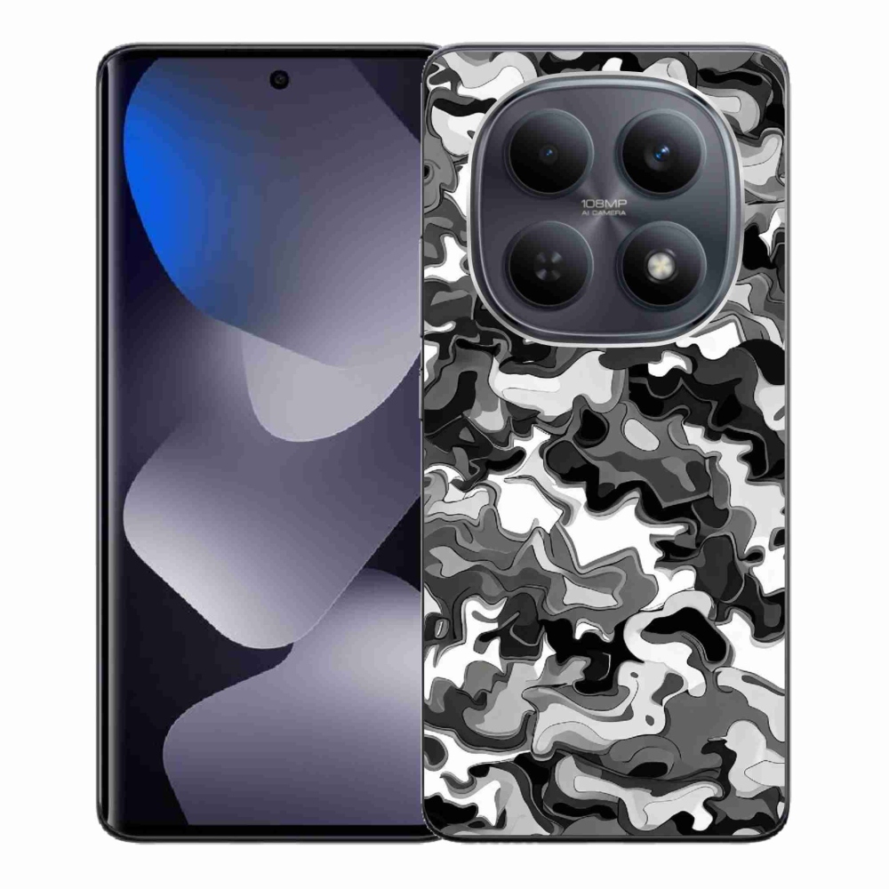 Gélový kryt mmCase na Xiaomi Redmi Note 15 4G - maskáčový vzor 3