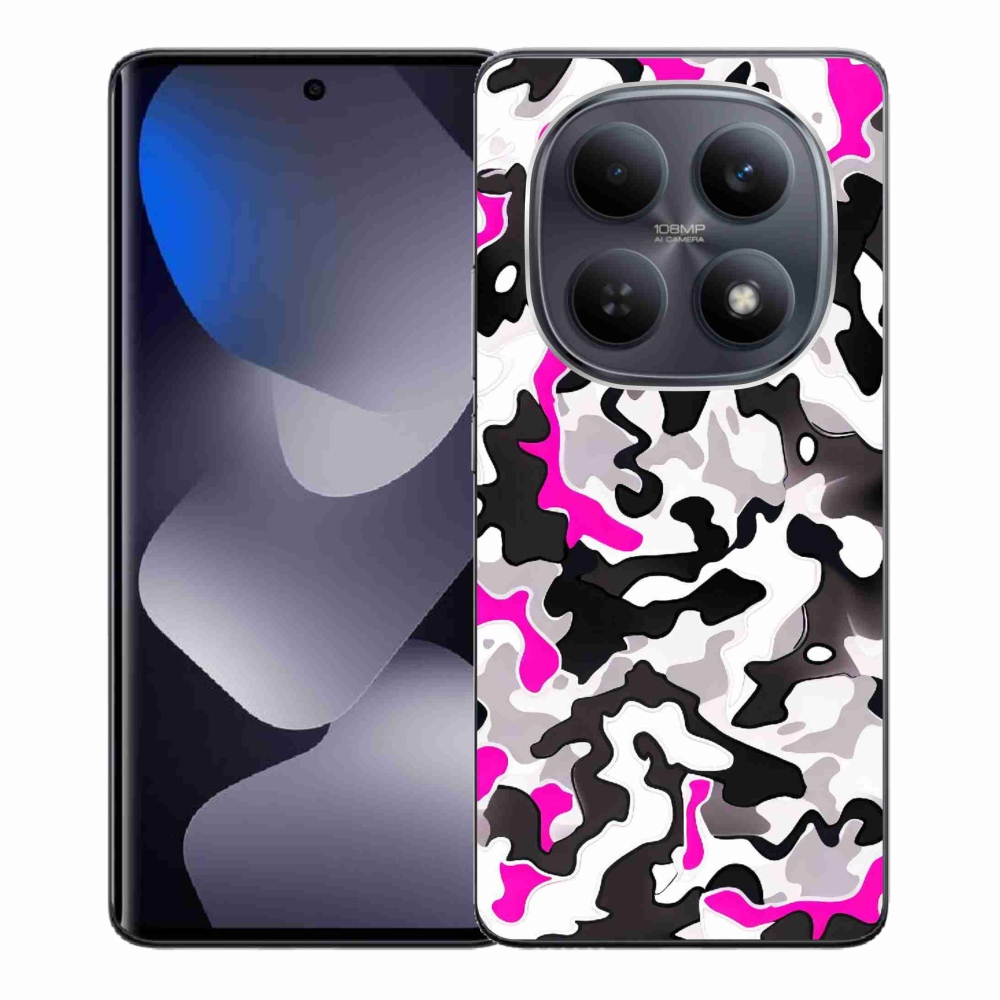 Gélový kryt mmCase na Xiaomi Redmi Note 15 4G - maskáčový vzor 5
