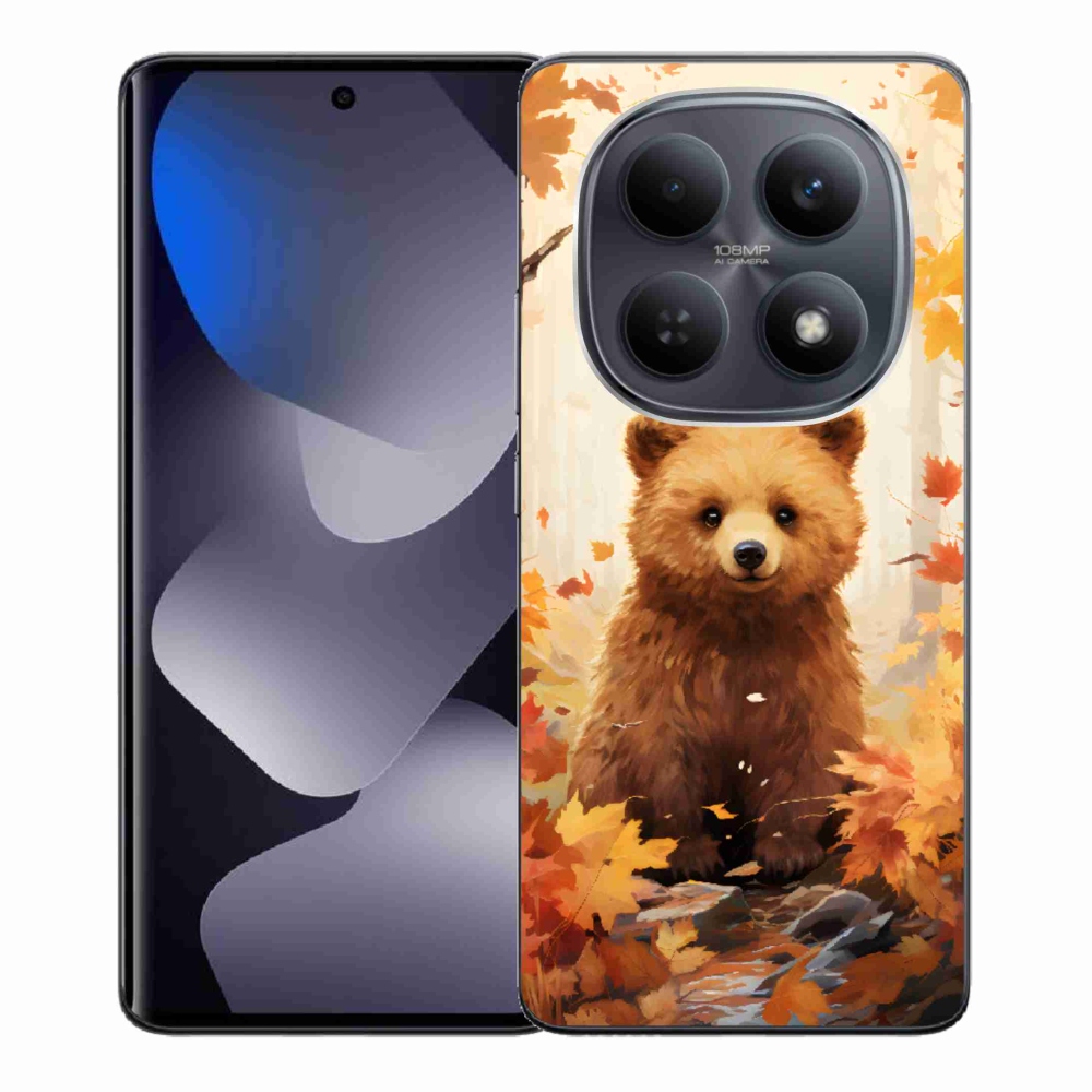 Gélový kryt mmCase na Xiaomi Redmi Note 15 4G - medveď v lese
