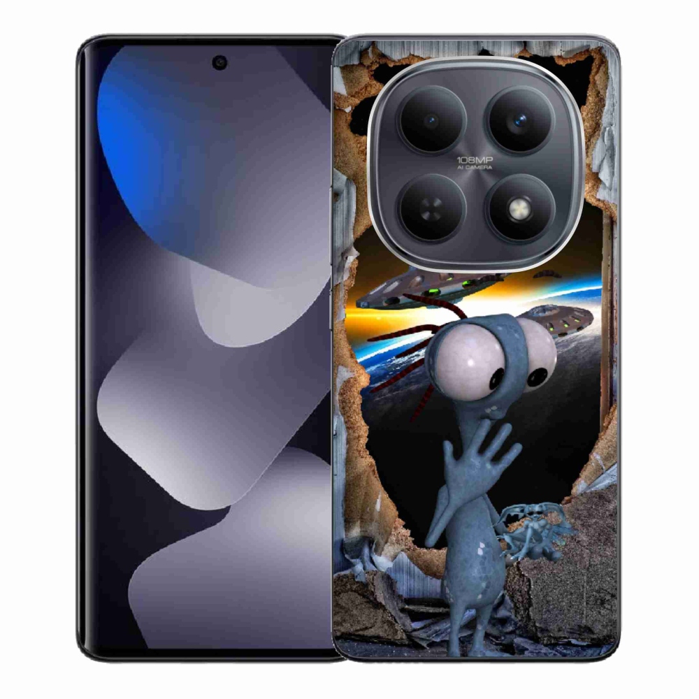 Gélový kryt mmCase na Xiaomi Redmi Note 15 4G - mimozemšťan
