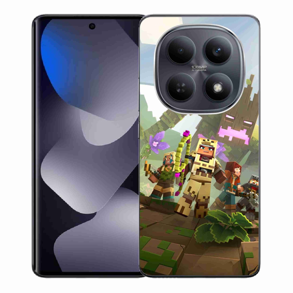 Gélový kryt mmCase na Xiaomi Redmi Note 15 4G - minecraft 1