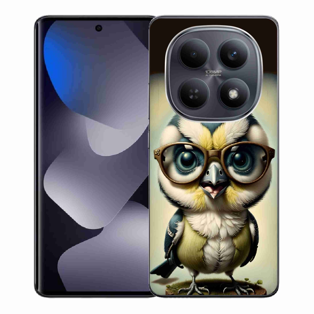Gélový kryt mmCase na Xiaomi Redmi Note 15 4G - mláďa s okuliarmi