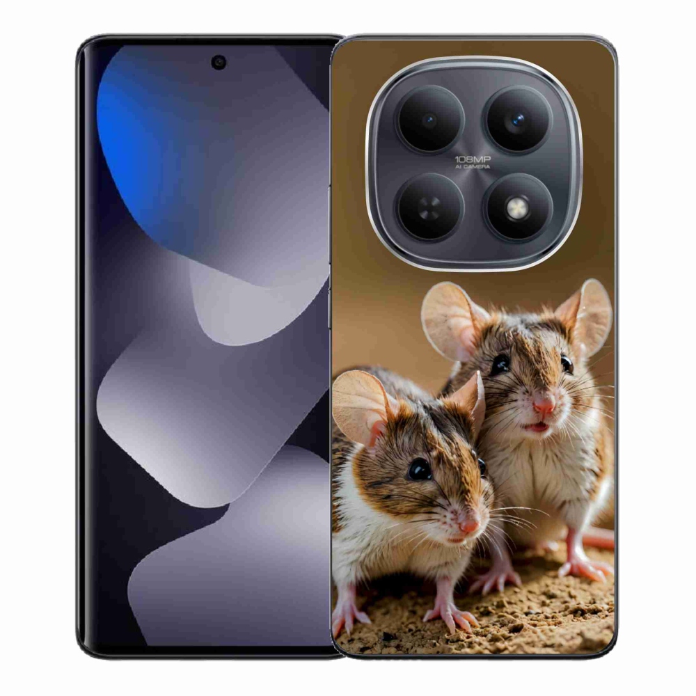 Gélový kryt mmCase na Xiaomi Redmi Note 15 4G - myší duo