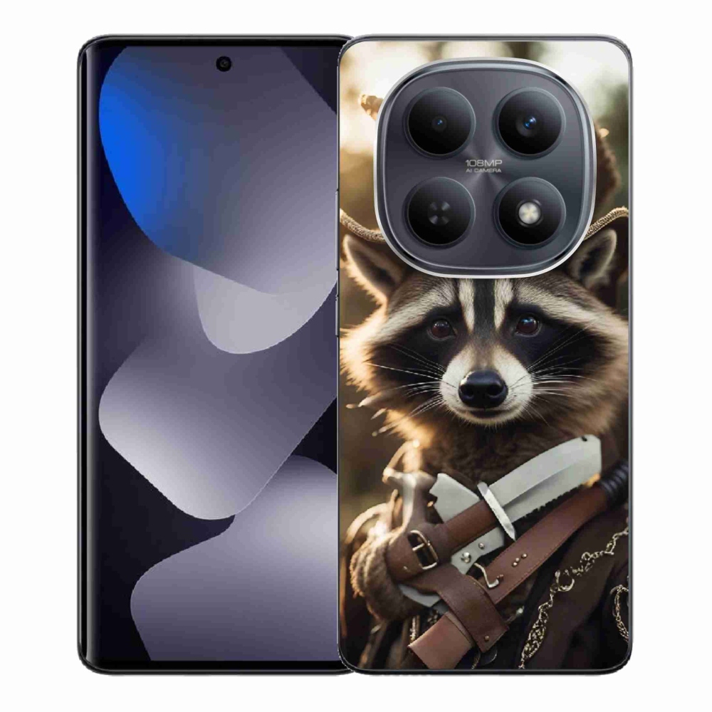 Gélový kryt mmCase na Xiaomi Redmi Note 15 4G - mýval v uniforme