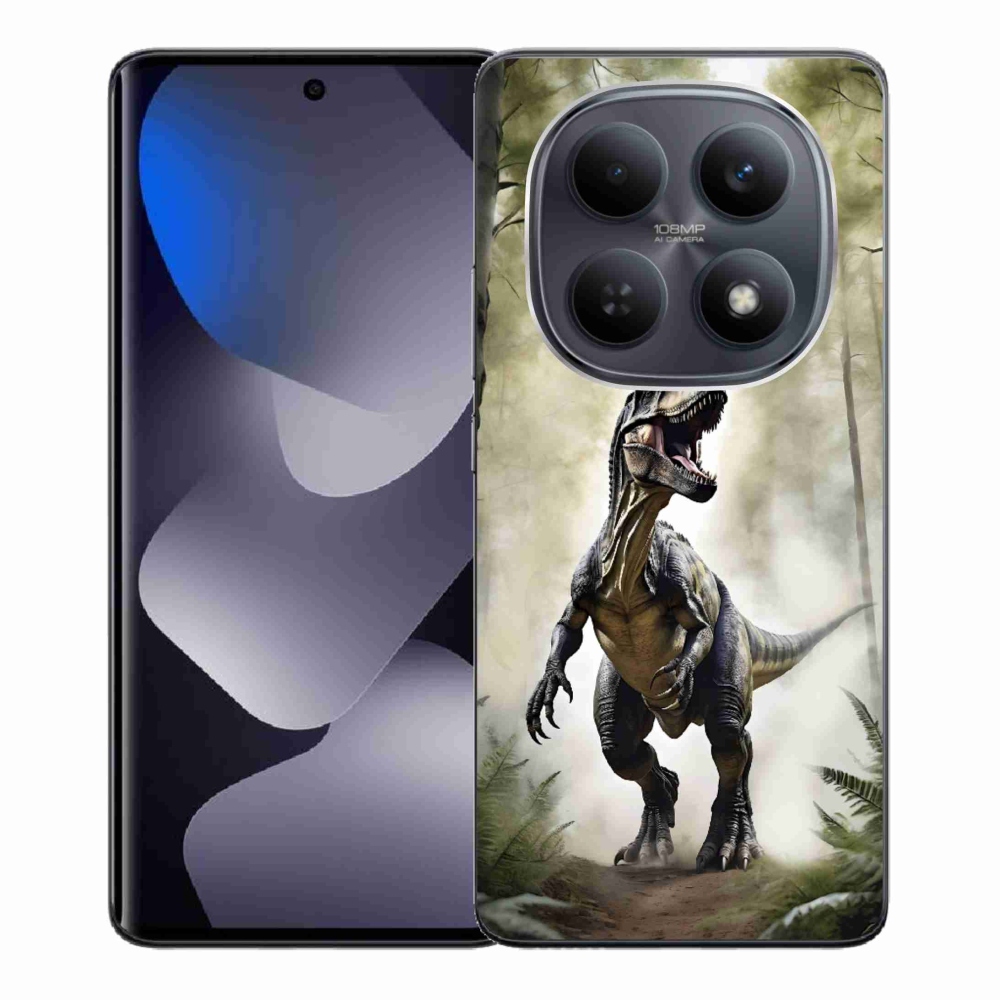 Gélový kryt mmCase na Xiaomi Redmi Note 15 4G - naštvaný T-Rex