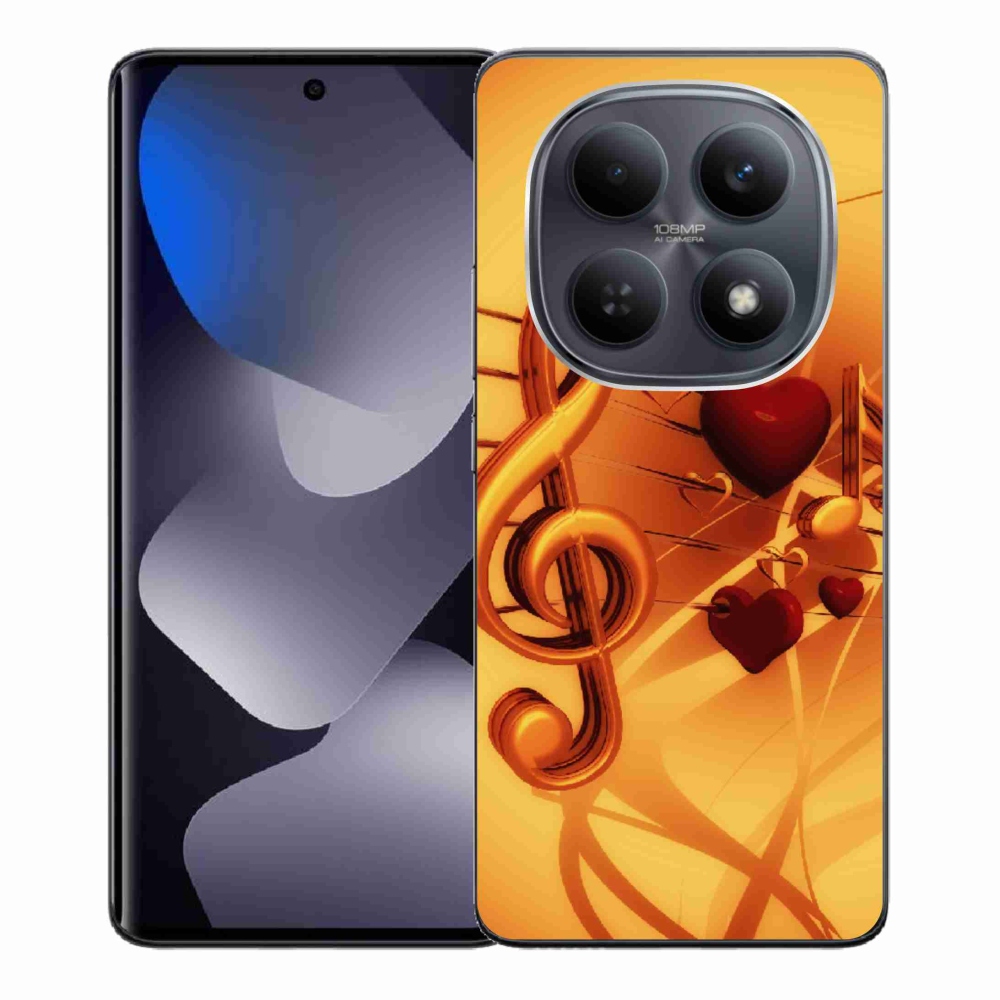 Gélový kryt mmCase na Xiaomi Redmi Note 15 4G - noty