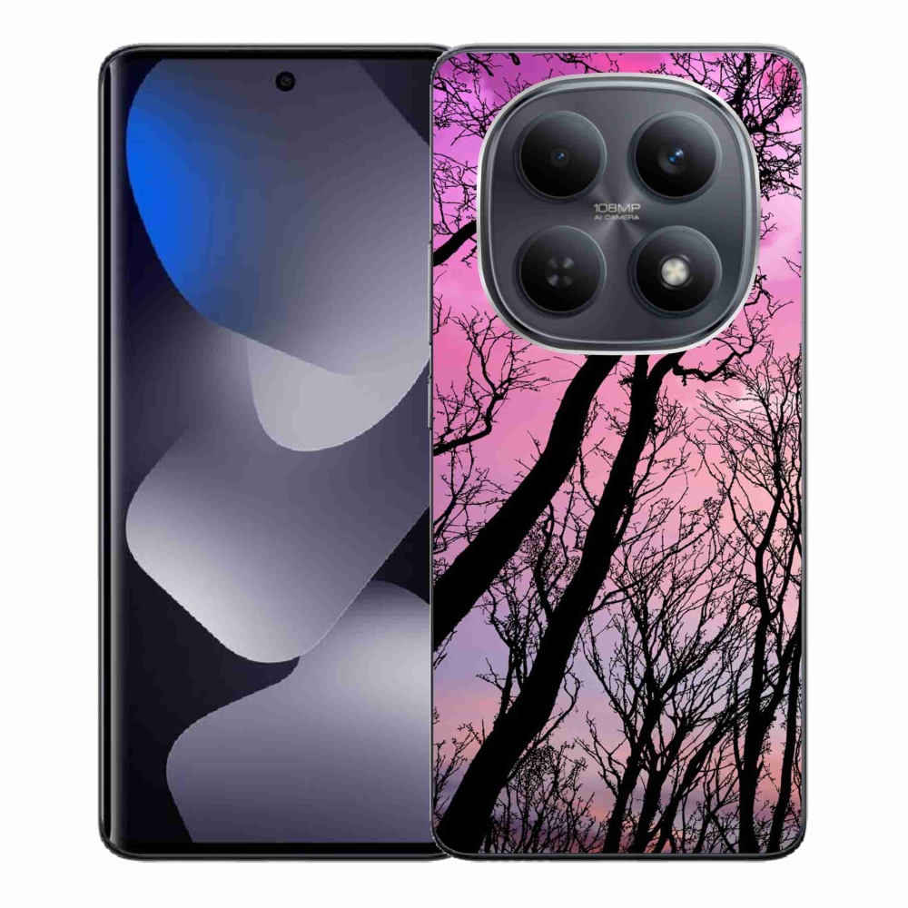 Gélový kryt mmCase na Xiaomi Redmi Note 15 4G - opadané stromy