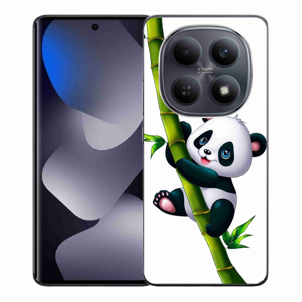 Gélový kryt mmCase na Xiaomi Redmi Note 15 4G - panda na bambuse
