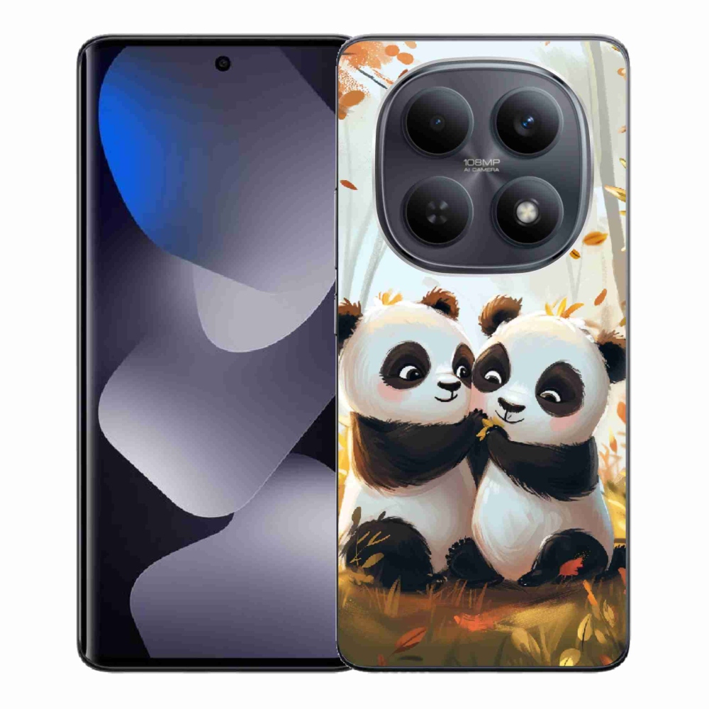 Gélový kryt mmCase na Xiaomi Redmi Note 15 4G - pandy