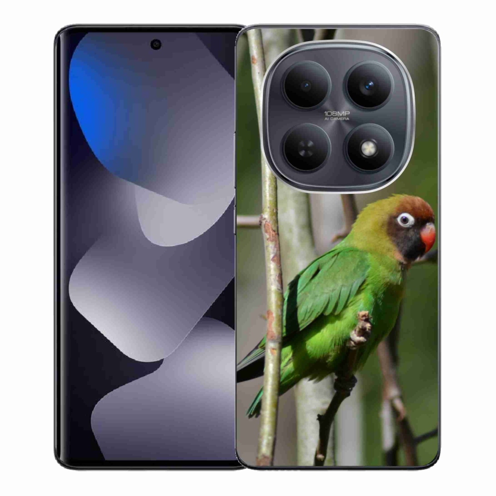 Gélový kryt mmCase na Xiaomi Redmi Note 15 4G - papagáj agapornis