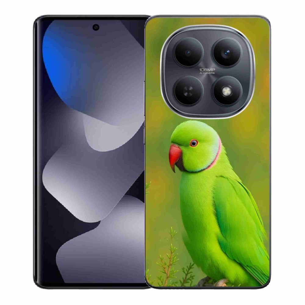 Gélový kryt mmCase na Xiaomi Redmi Note 15 4G - papagáj Alexandr 2