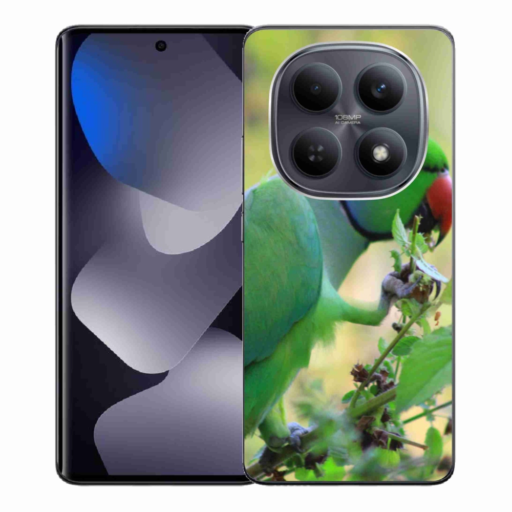 Gélový kryt mmCase na Xiaomi Redmi Note 15 4G - papagáj Alexandr