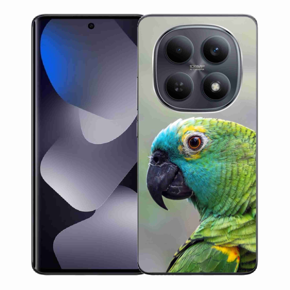 Gélový kryt mmCase na Xiaomi Redmi Note 15 4G - papagáj amazoňan