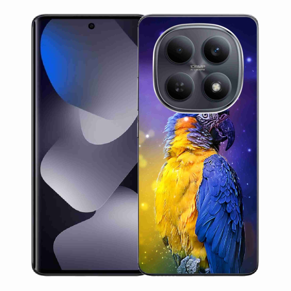 Gélový kryt mmCase na Xiaomi Redmi Note 15 4G - papagáj ara 1