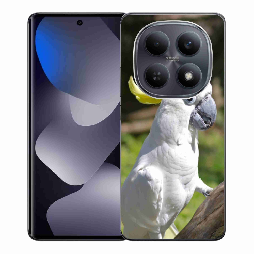 Gélový kryt mmCase na Xiaomi Redmi Note 15 4G - papagáj kakadu 2