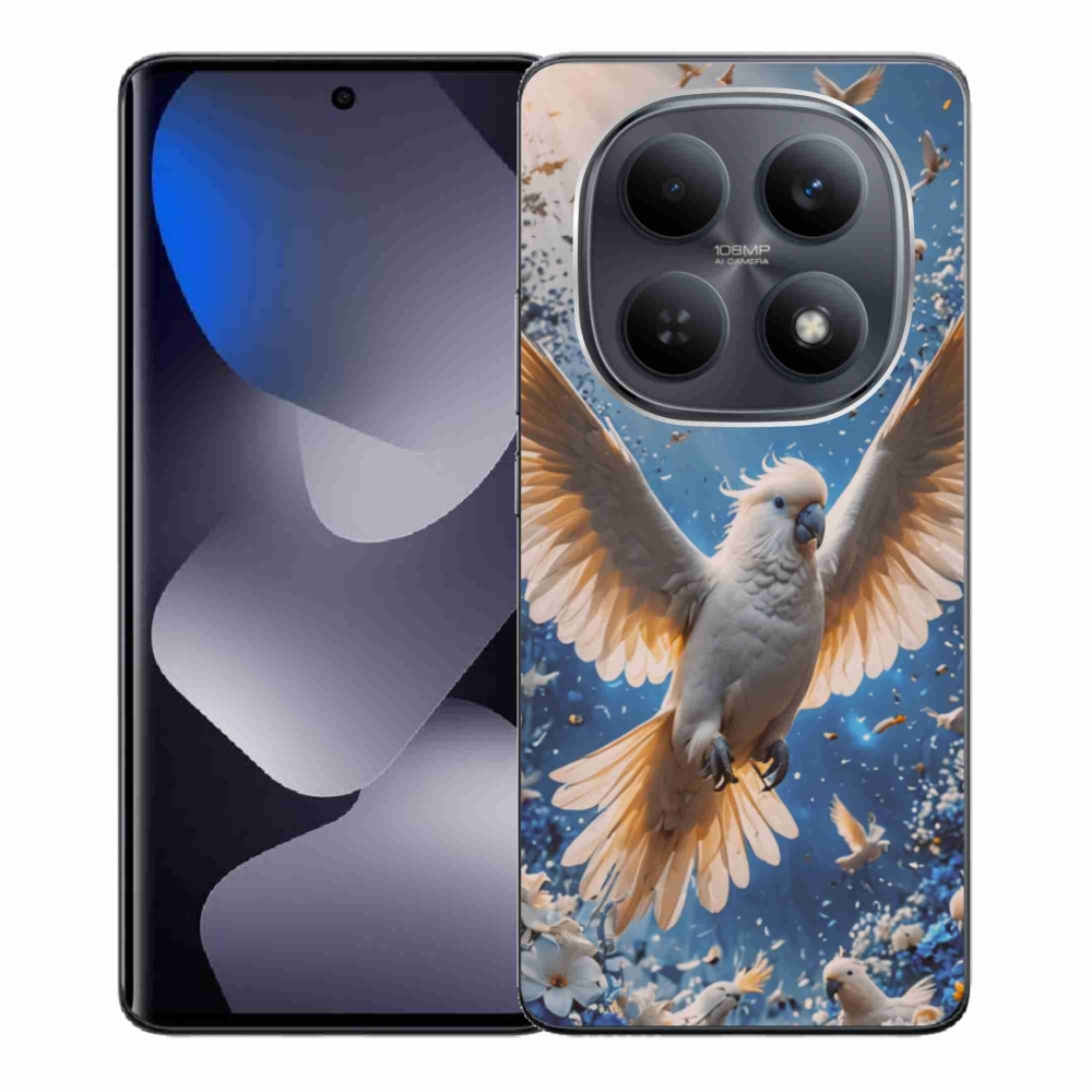 Gélový kryt mmCase na Xiaomi Redmi Note 15 4G - papagáj kakadu