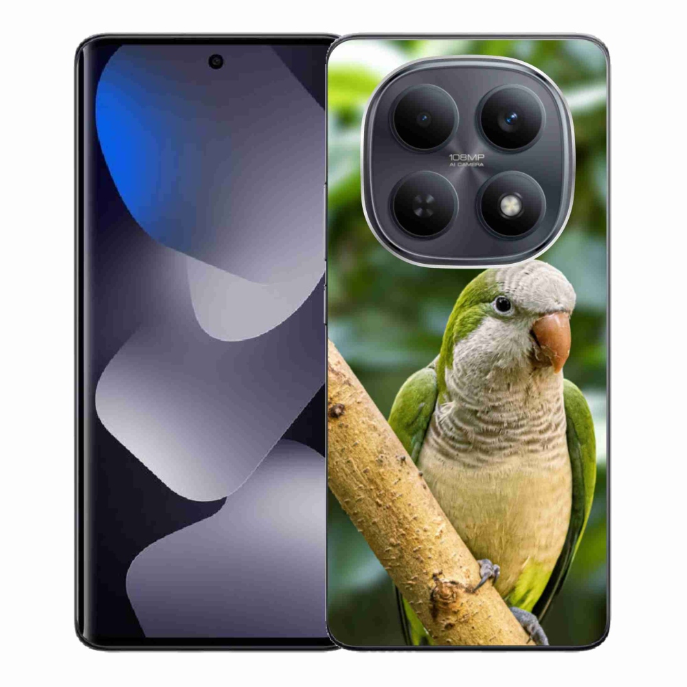 Gélový kryt mmCase na Xiaomi Redmi Note 15 4G - papagáj mníšok