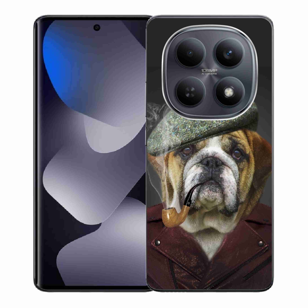 Gélový kryt mmCase na Xiaomi Redmi Note 15 4G - pes s fajkou