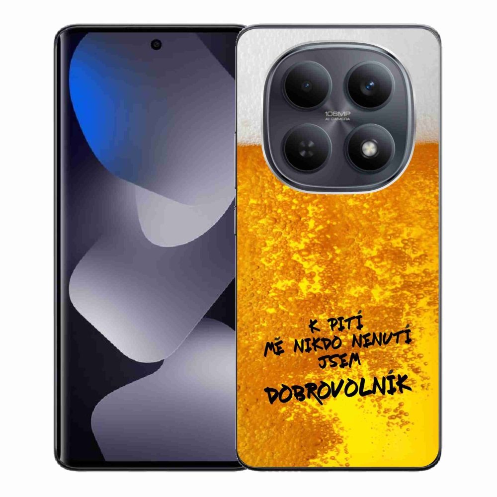 Gélový kryt mmCase na Xiaomi Redmi Note 15 4G - pivný motív 4