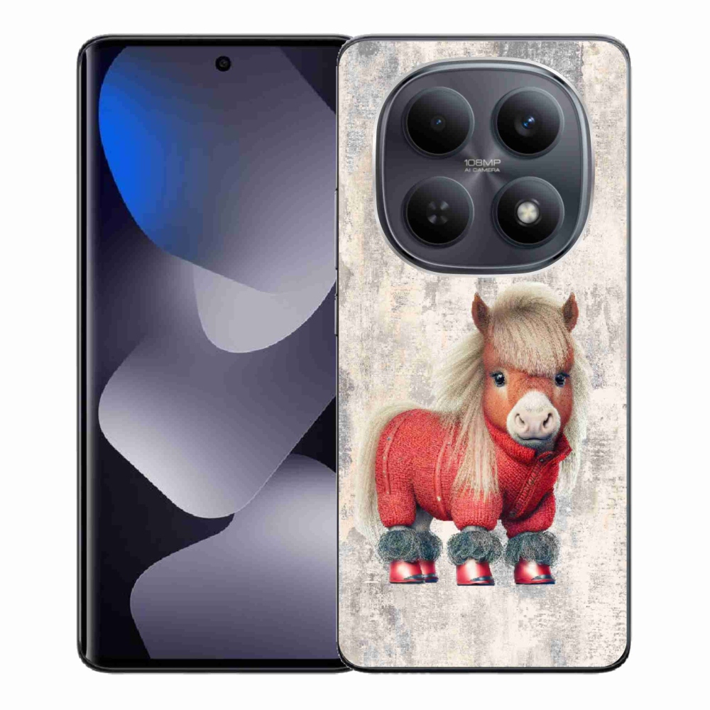 Gélový kryt mmCase na Xiaomi Redmi Note 15 4G - poník vo svetri