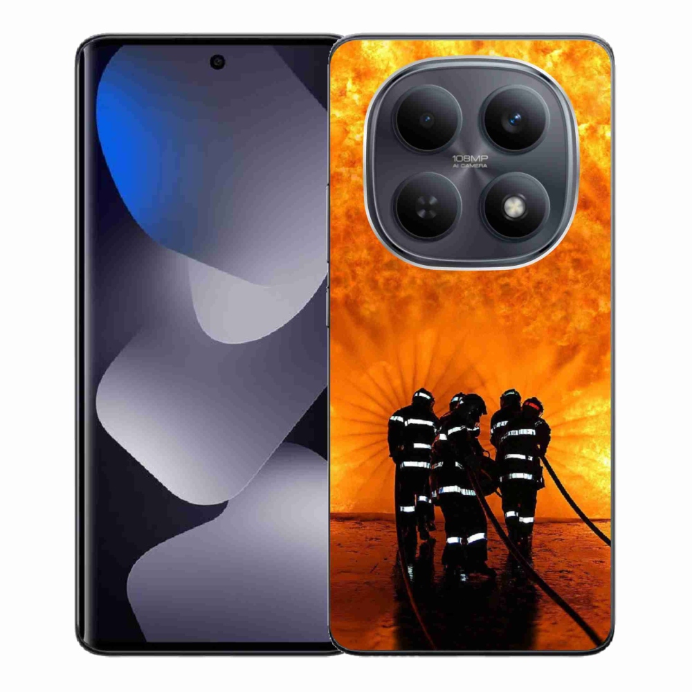 Gélový kryt mmCase na Xiaomi Redmi Note 15 4G - požiar